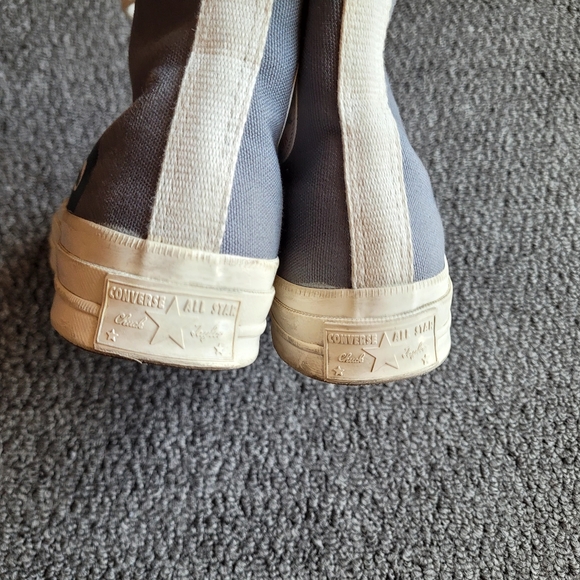 Converse Comme des Garcons PLAY CDG  chuck 70 high size M 4 or W 6 grey collab - Picture 4 of 6